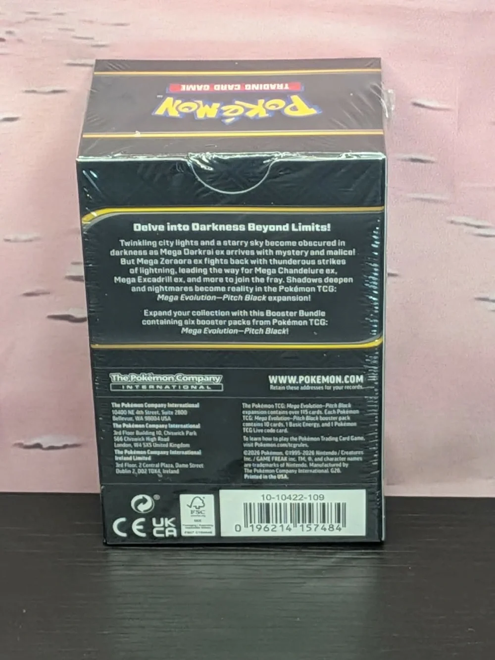 Pokémon TCG Mega Evolution Pitch Black Booster Bundle Box. New. Sealed.